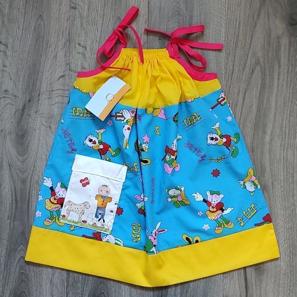New With Tag Age 3 Handmade Casual Dress With Adjustable Spaghetti Straps